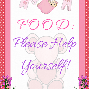 Pink Ellephant Food Sign