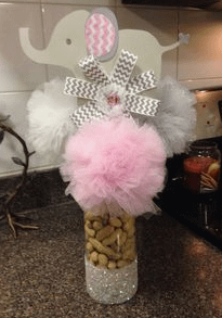 Pink Elephant Peanuts In A Jar Image