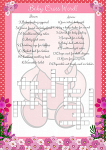 Pink Elephant Crossword